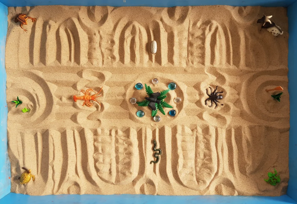 Sandtray for creative counselling